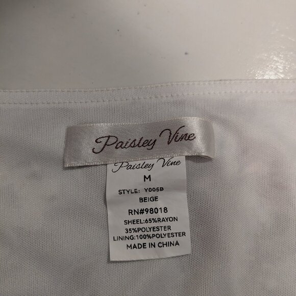 Paisley Vine Sleeveless Dress - Medium - Picture 2 of 9